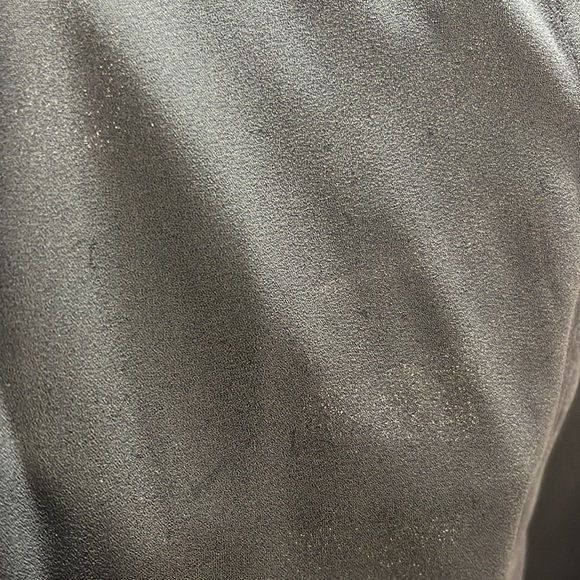 APT 9 Sheer Black Short Sleeve Button Down Blouse-Medium - Picture 4 of 4